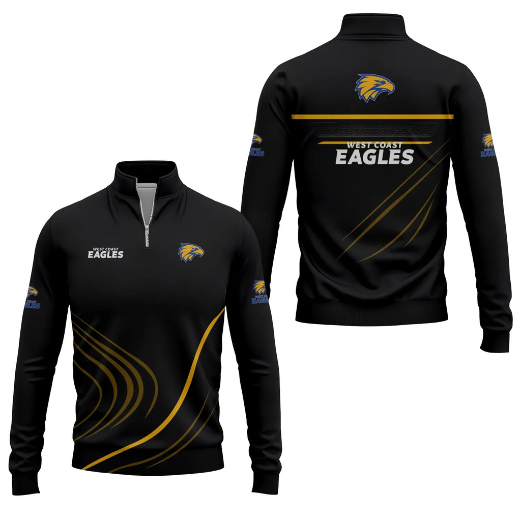 West Coast Eagles Quarter-zip Pullover SC024