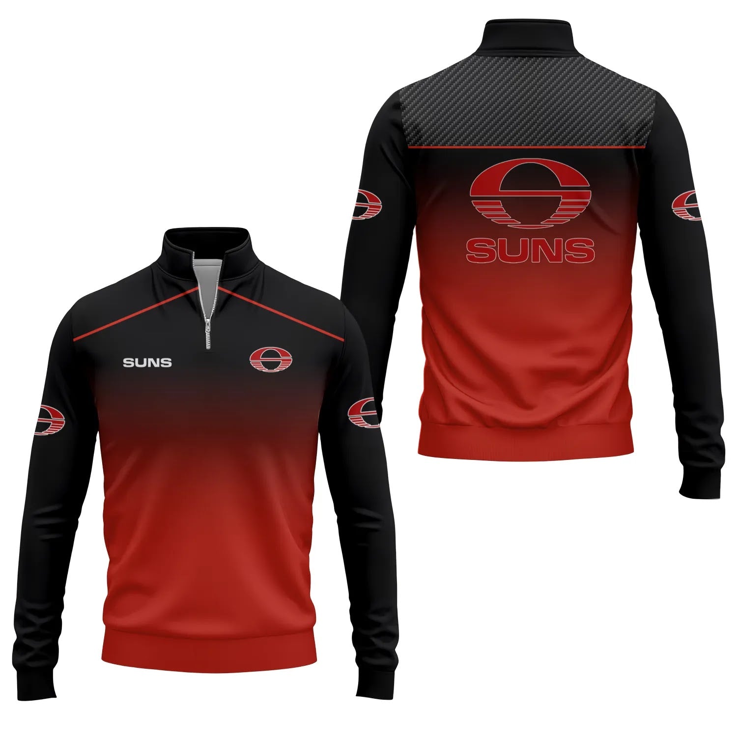 Gold Coast Suns Quarter-zip Pullover SC001