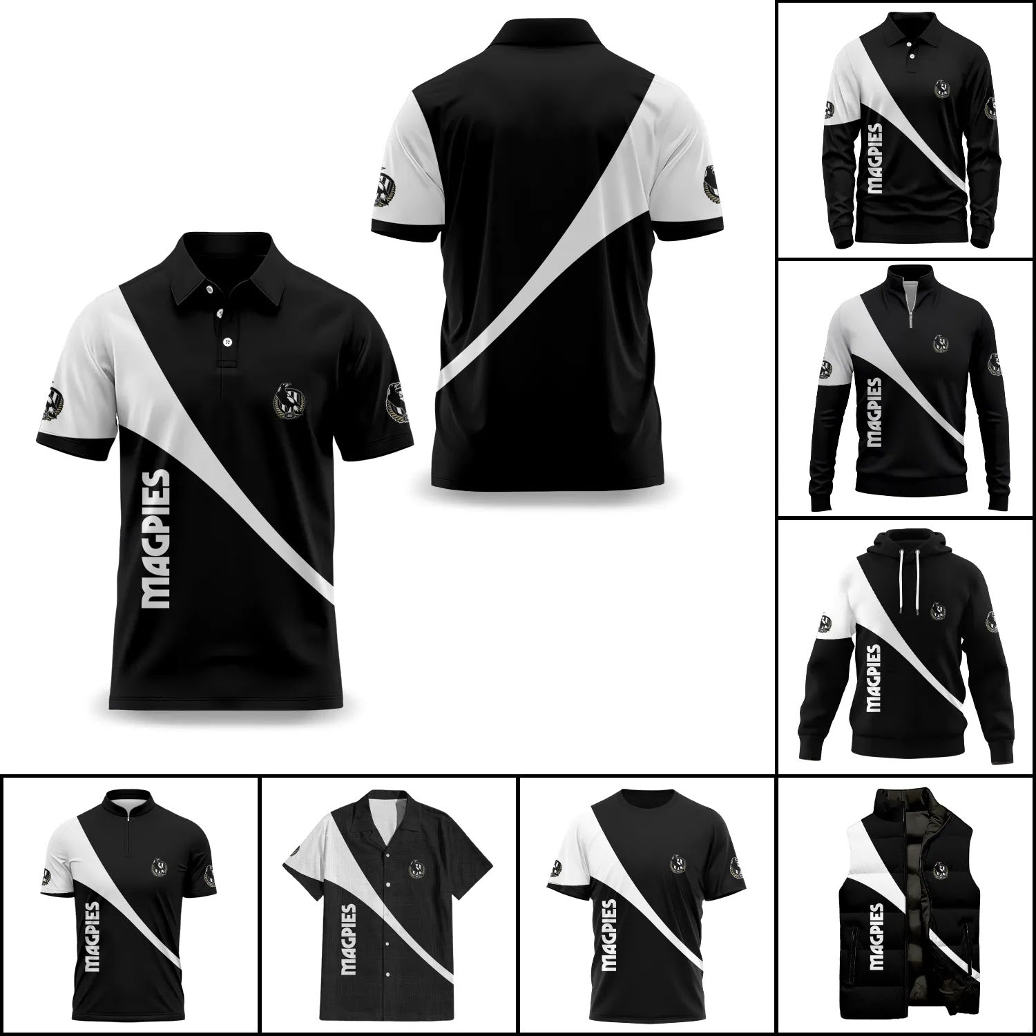 Collingwood Magpies Apparels SC090