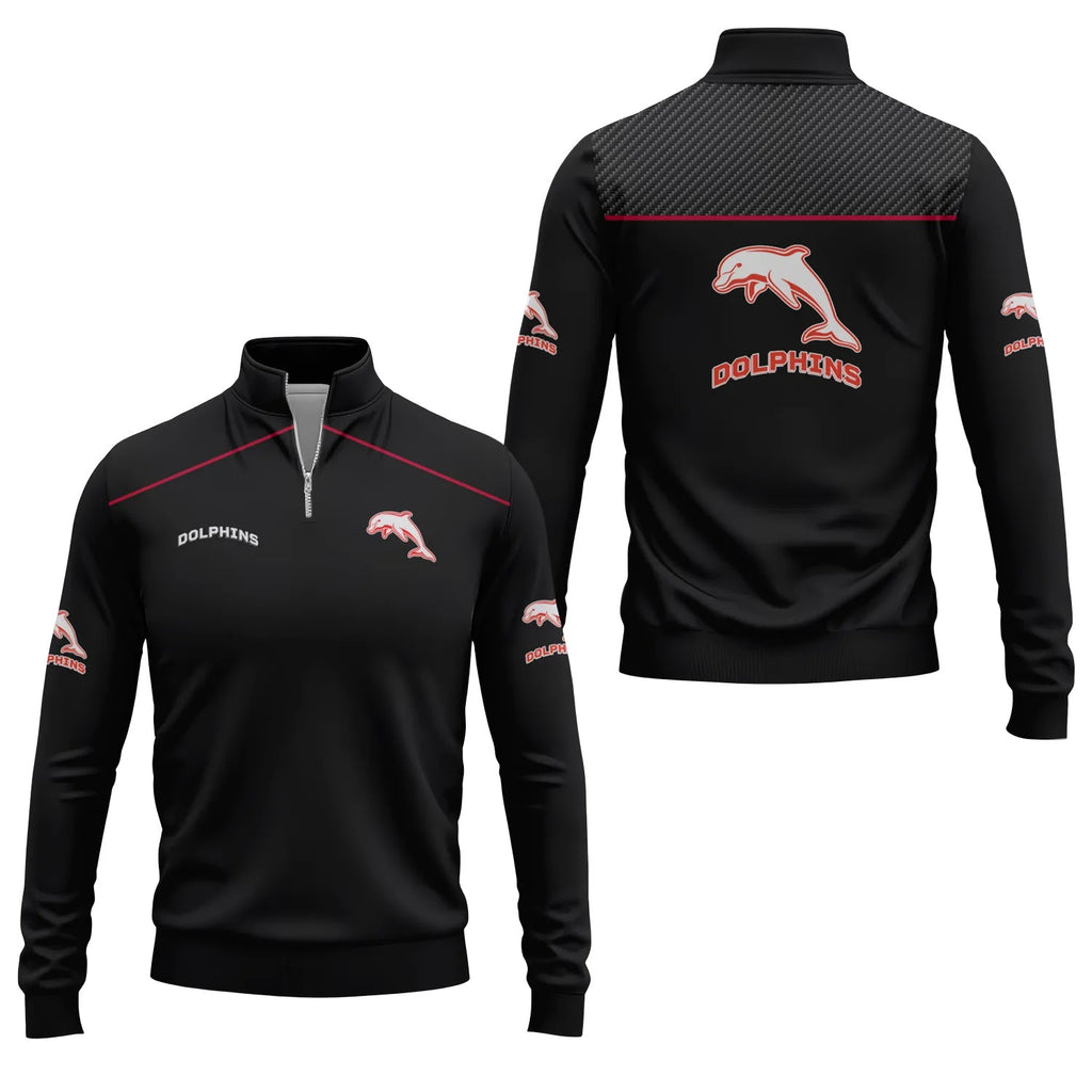 Dolphins Quarter-zip Pullover SC004