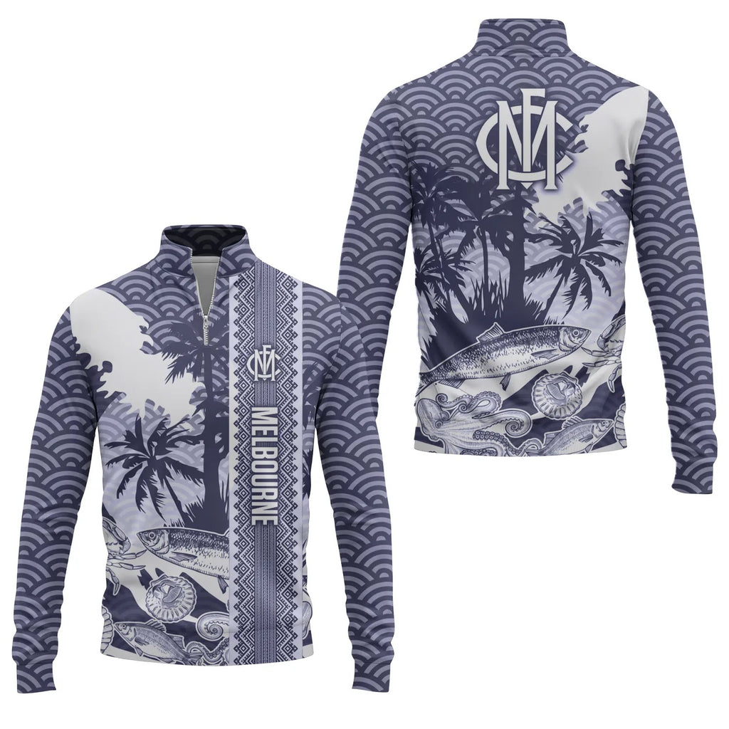 Melbourne Demons Quarter-zip Pullover SHW038