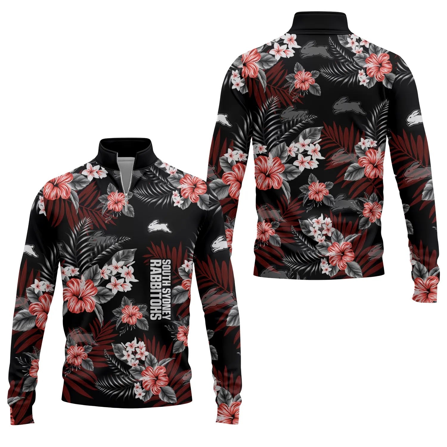 South Sydney Rabbitohs Quarter-zip Pullover SC054