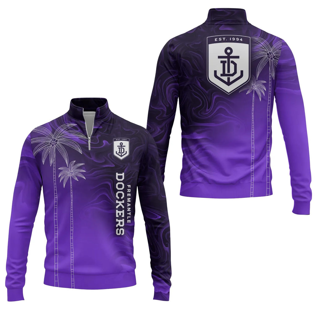 Fremantle Dockers Quarter-zip Pullover SHW070