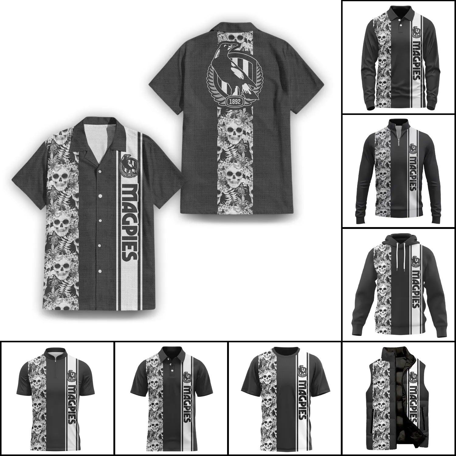 Collingwood Magpies Apparels SHW042