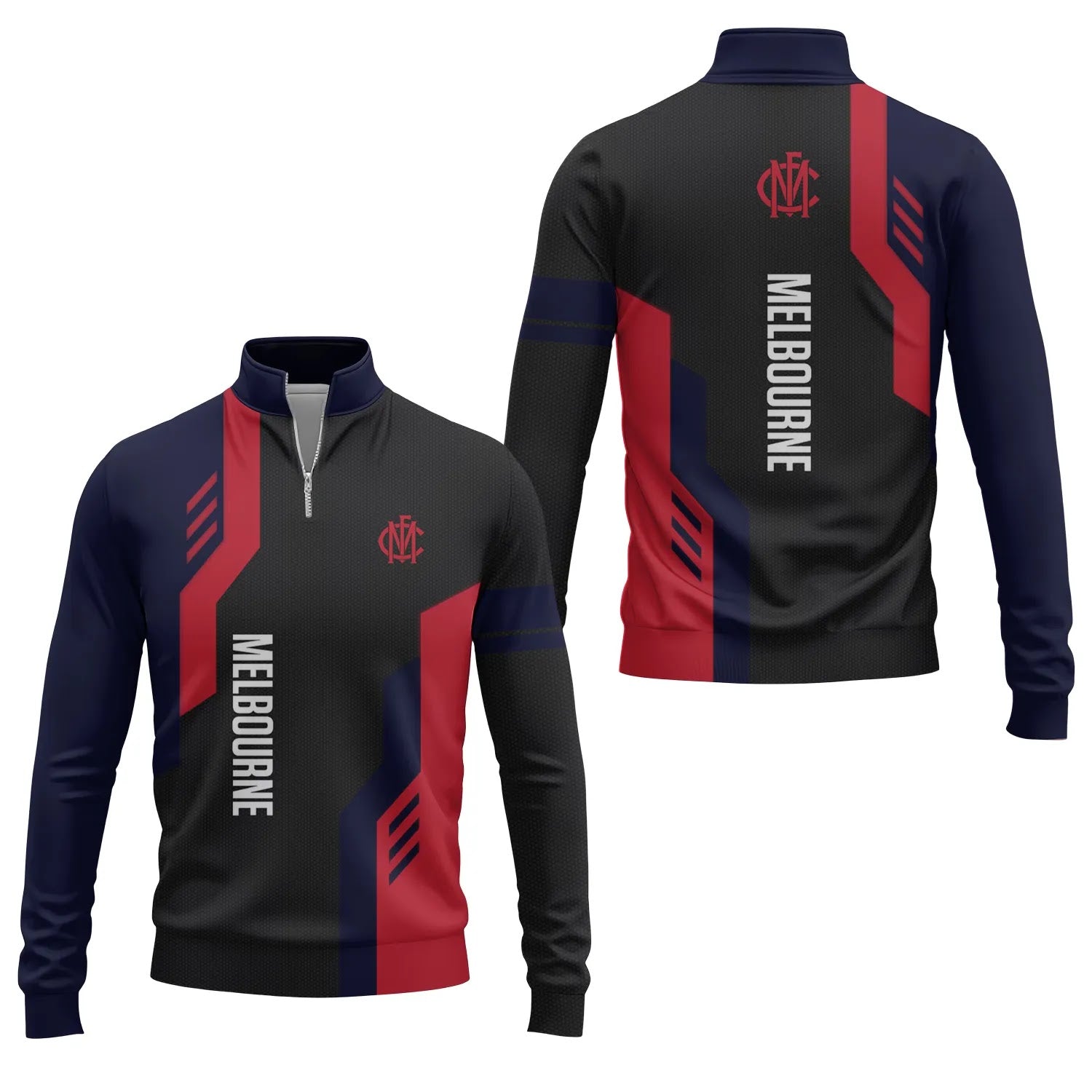 Melbourne Demons Quarter-zip Pullover SC029