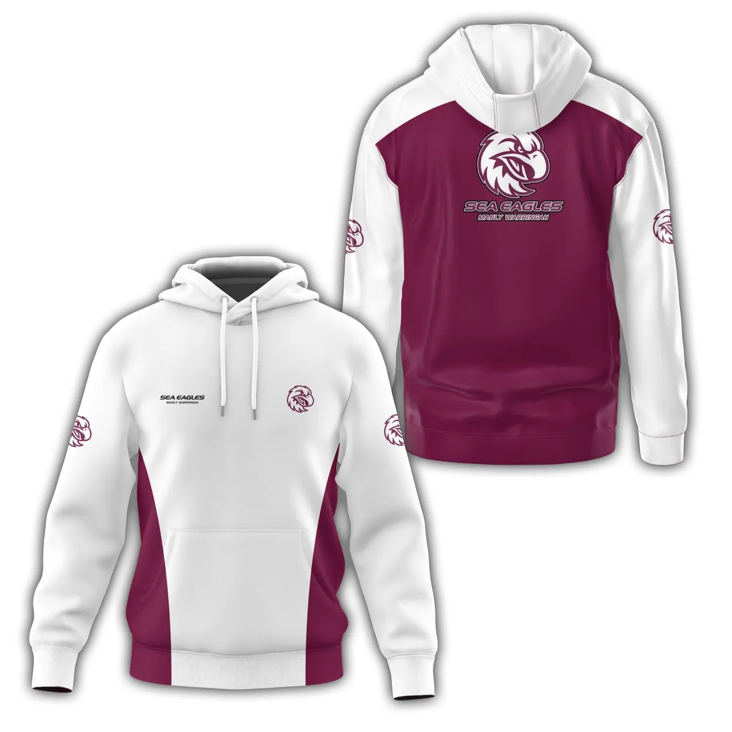 Manly Warringah Sea Eagles Hoodie SC044