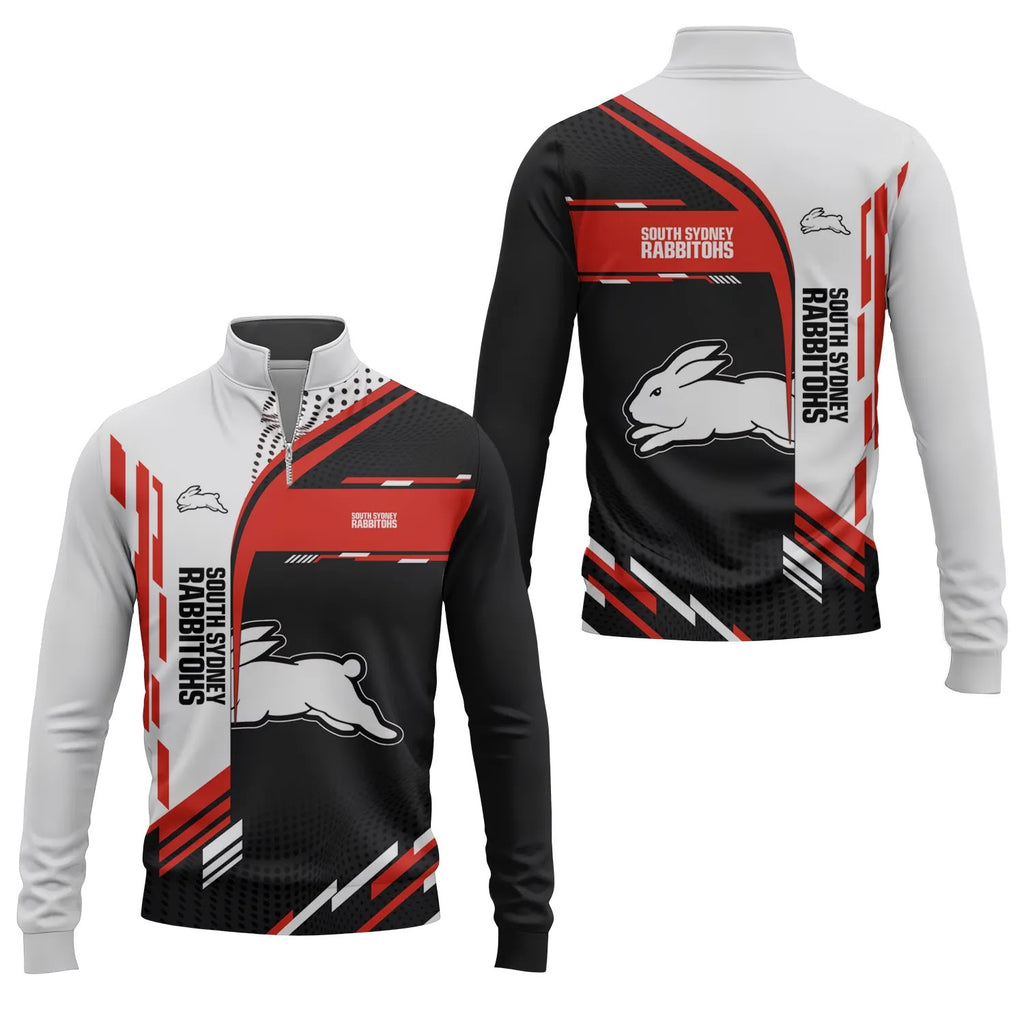 South Sydney Rabbitohs Quarter-zip Pullover SC036