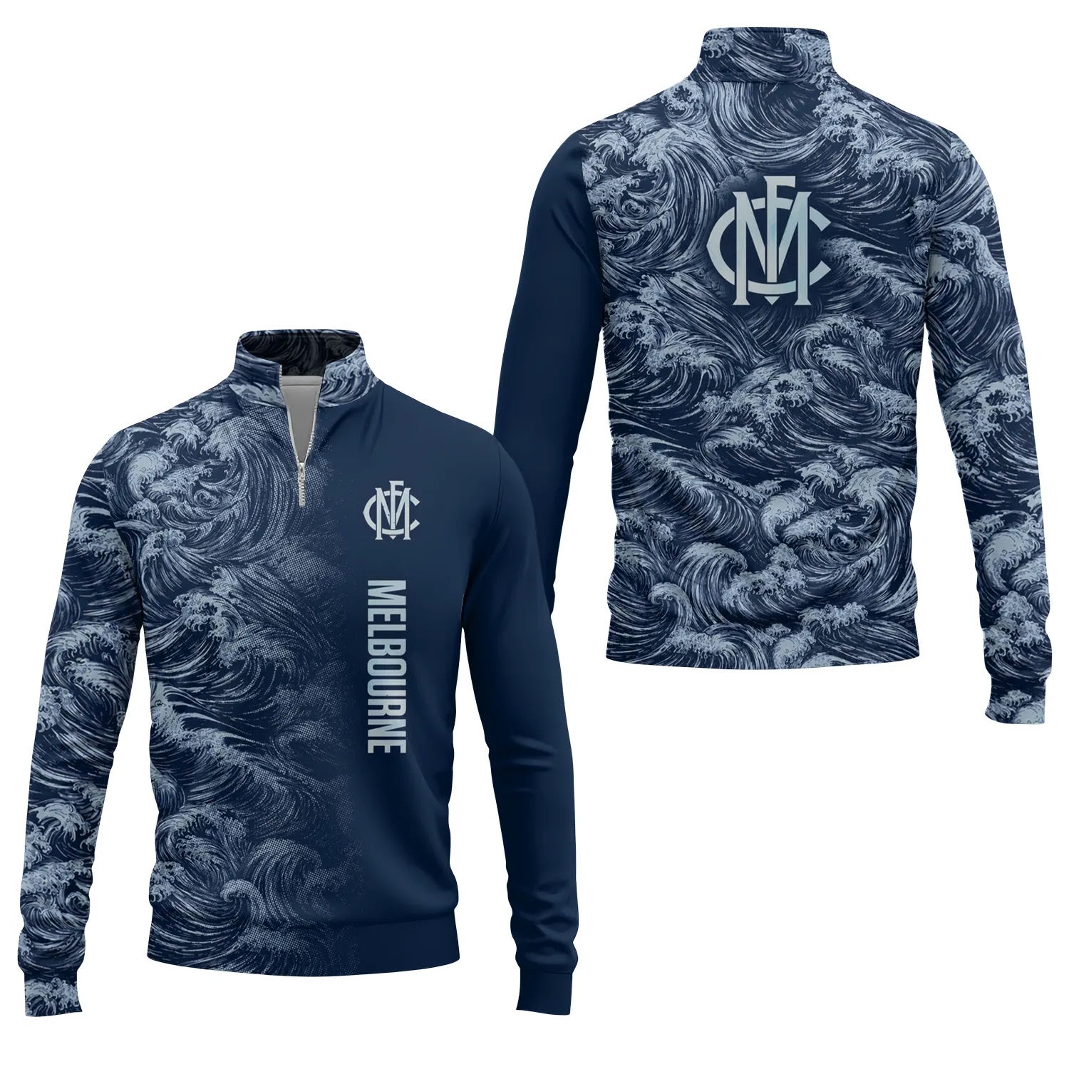 Melbourne Demons Quarter-zip Pullover SHW010