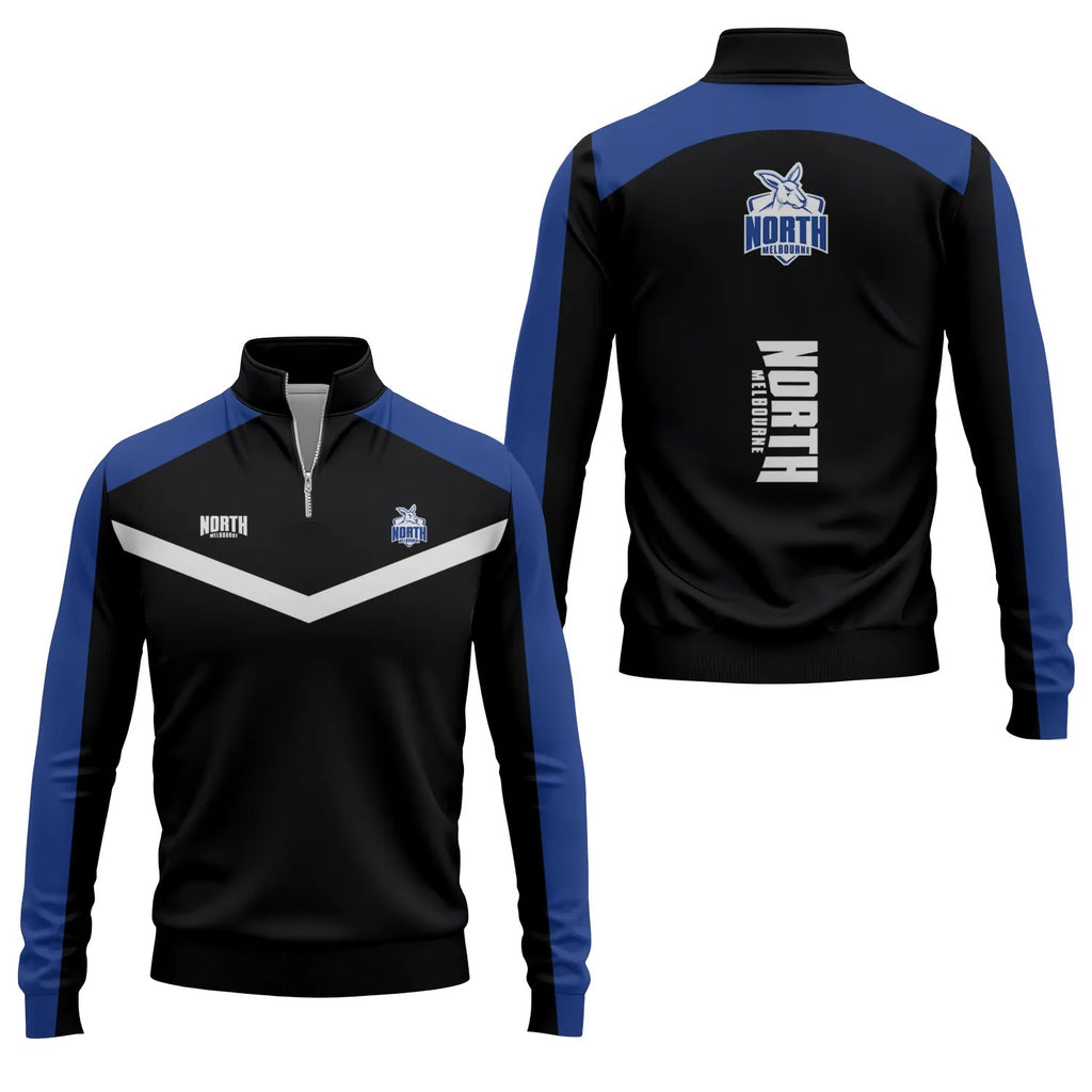North Melbourne Kangaroos Quarter-zip Pullover SC035