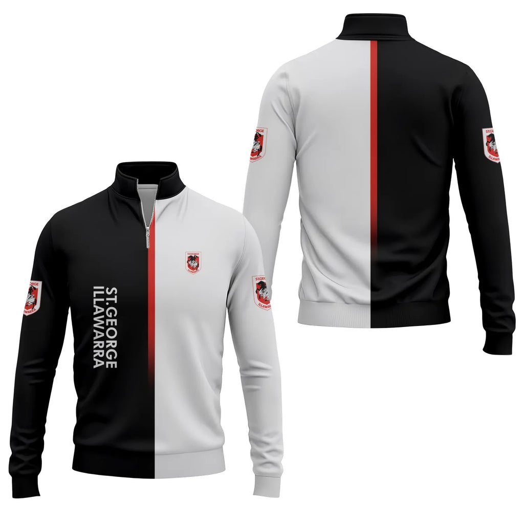 St George Illawarra Dragons Quarter-zip Pullover SC076