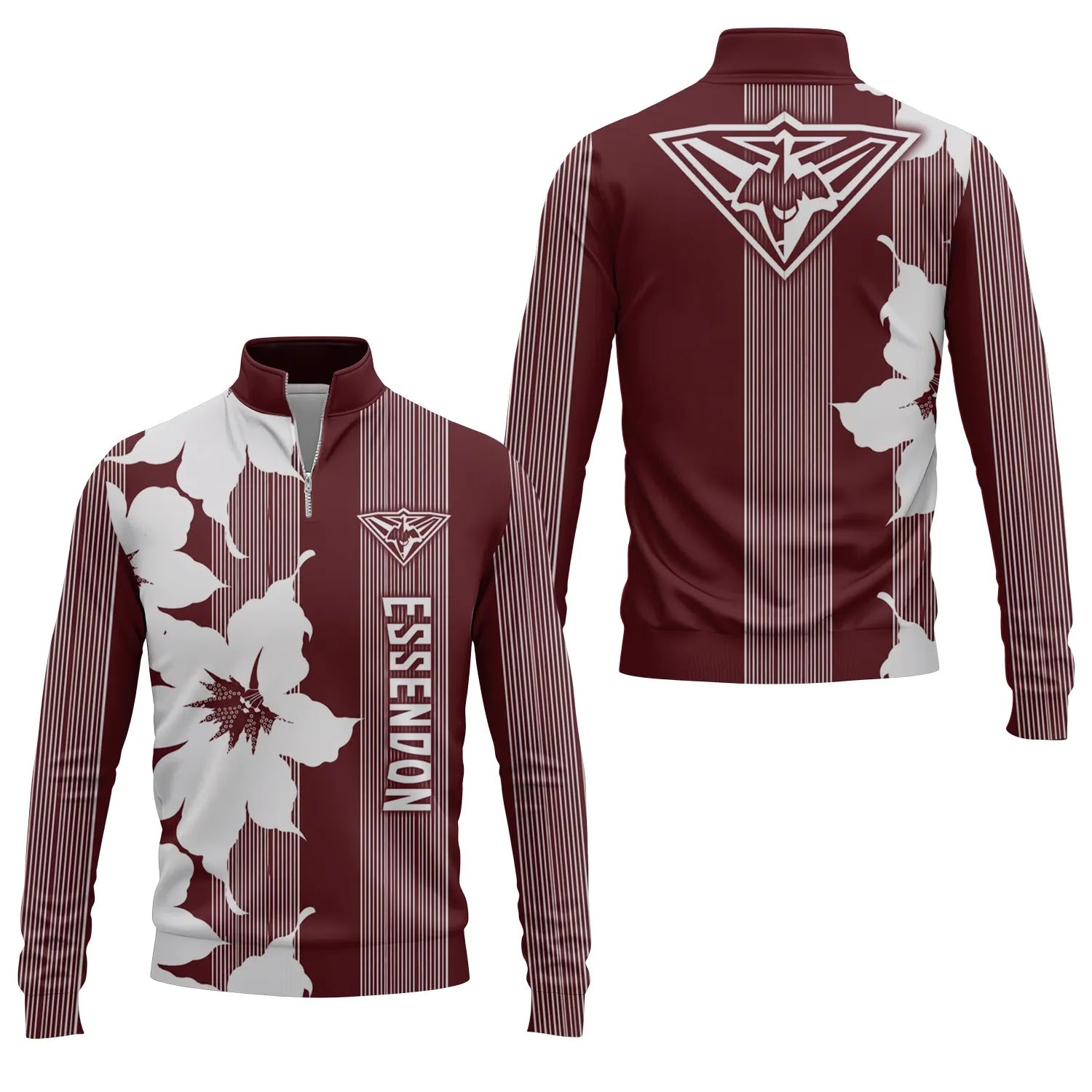 Essendon Bombers Quarter-zip Pullover SHW039