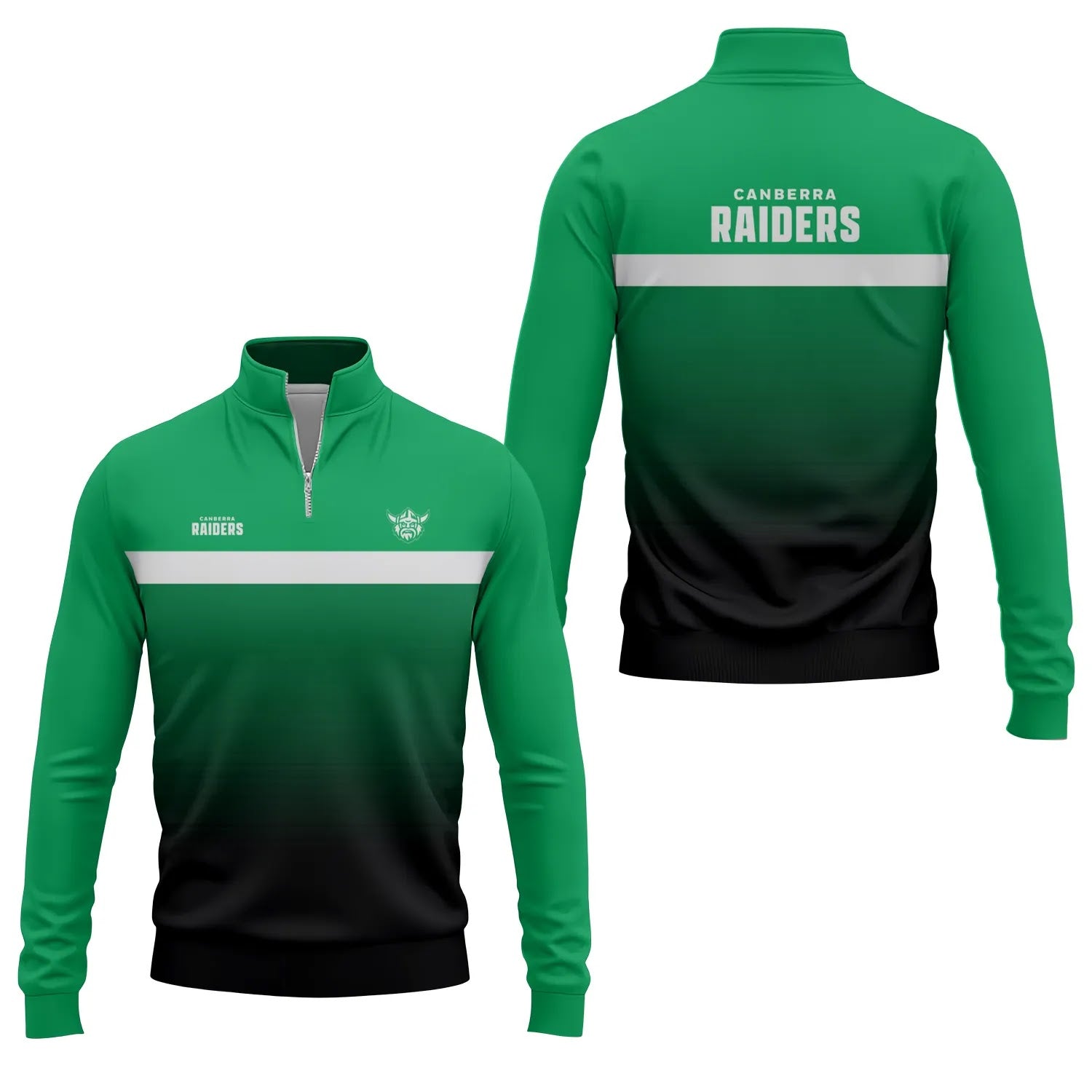 Canberra Raiders Quarter-zip Pullover SC050