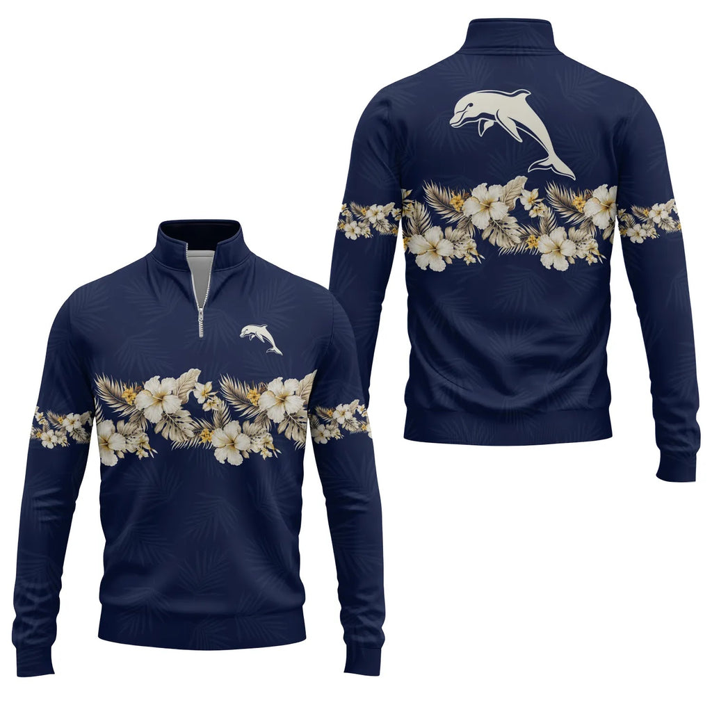 Dolphins Quarter-zip Pullover SHW047