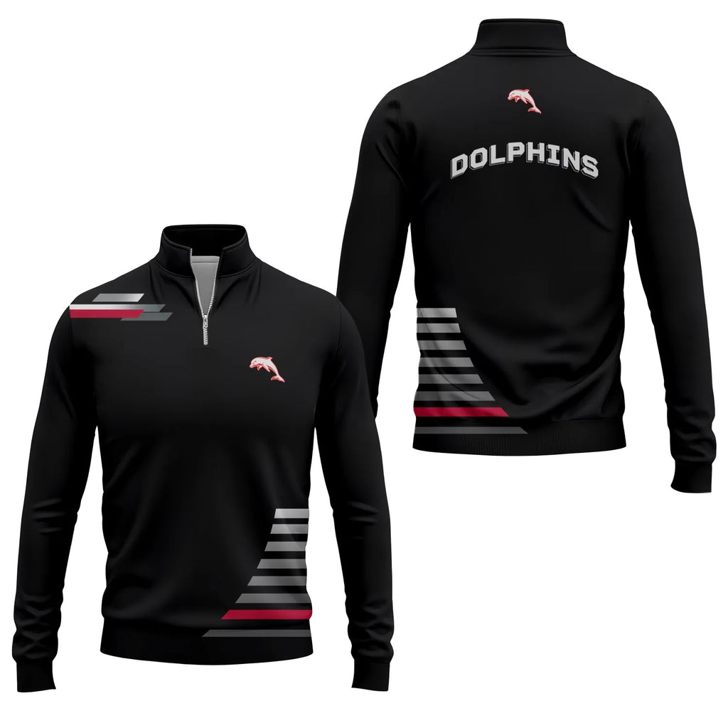 Dolphins Quarter-zip Pullover SC034