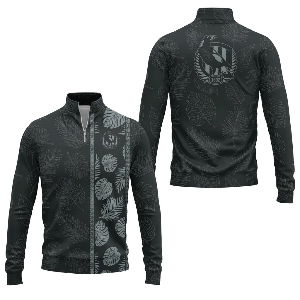 Collingwood Magpies Quarter-zip Pullover SHW022