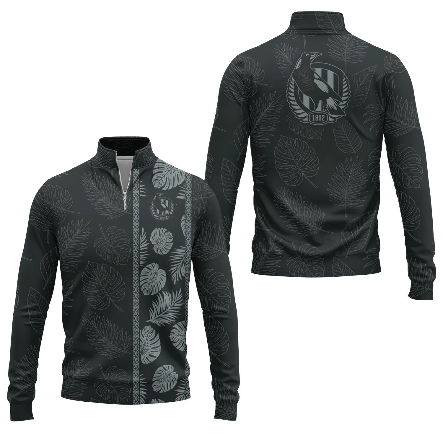 Collingwood Magpies Quarter-zip Pullover SHW022
