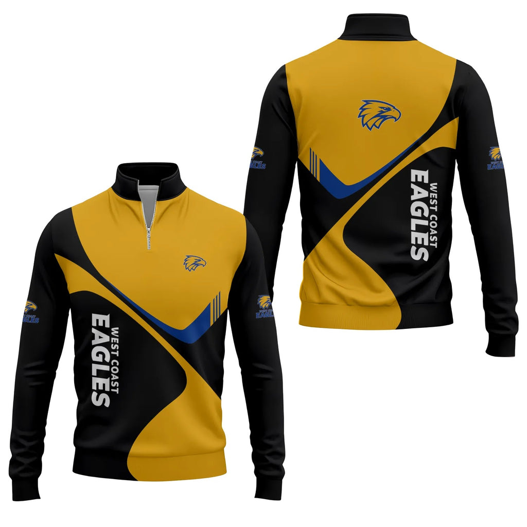 West Coast Eagles Quarter-zip Pullover SC058