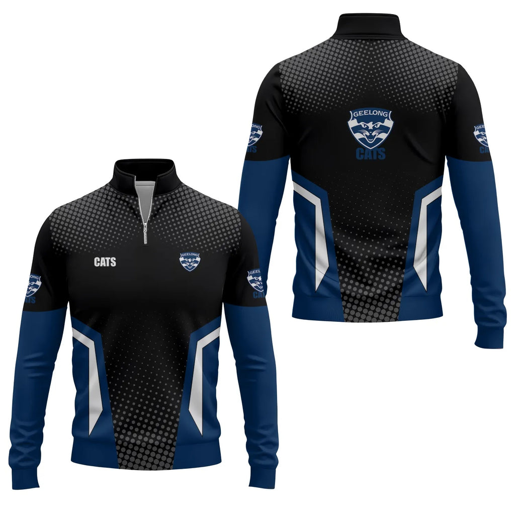 Geelong Cats Quarter-zip Pullover SC032