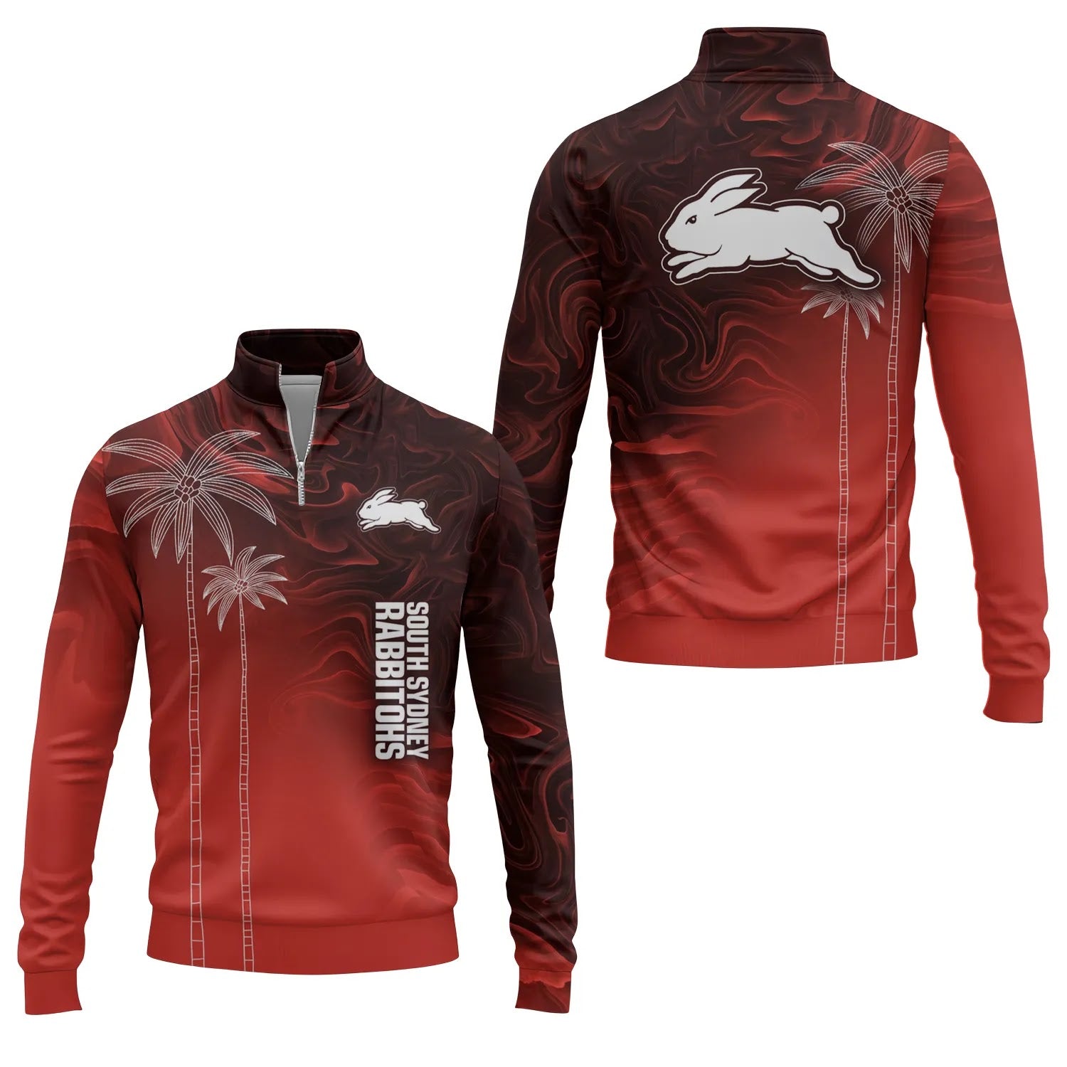 South Sydney Rabbitohs Quarter-zip Pullover SHW070