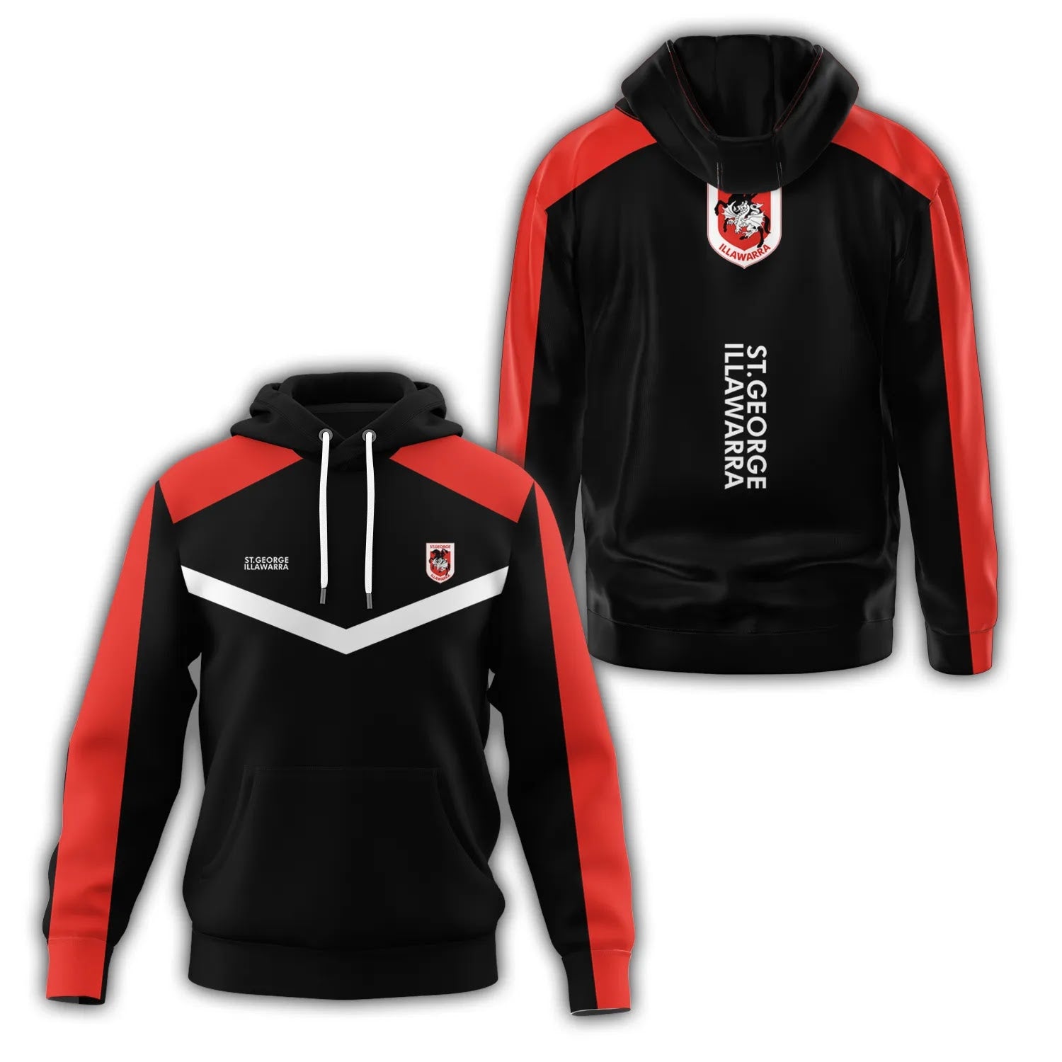 St George Illawarra Dragons Hoodie SC035