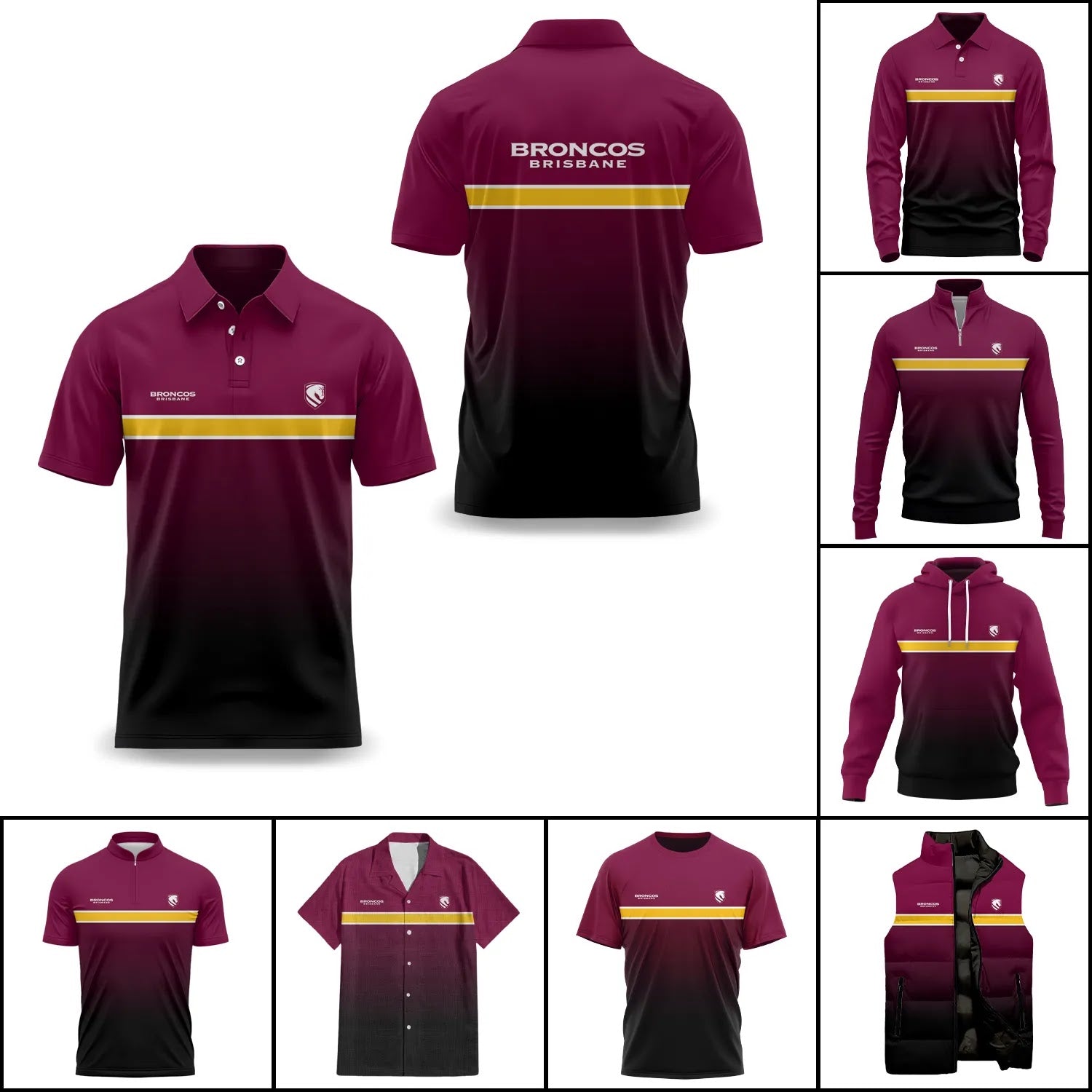 Brisbane Broncos Apparels SC050