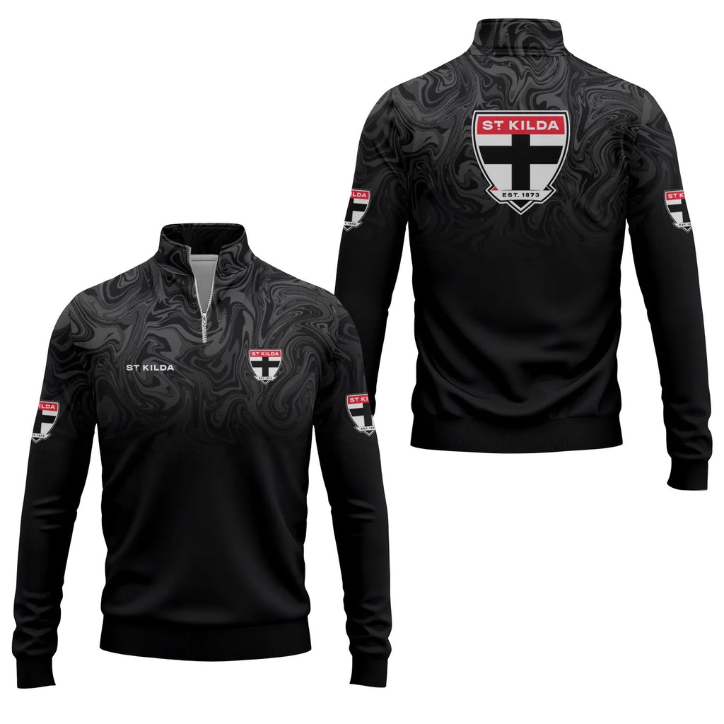 St Kilda Saints Quarter-zip Pullover SC091