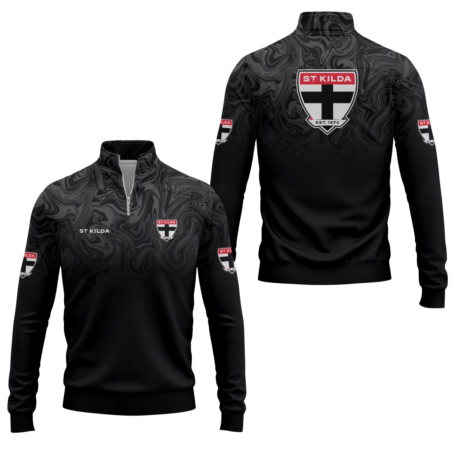 St Kilda Saints Quarter-zip Pullover SC091