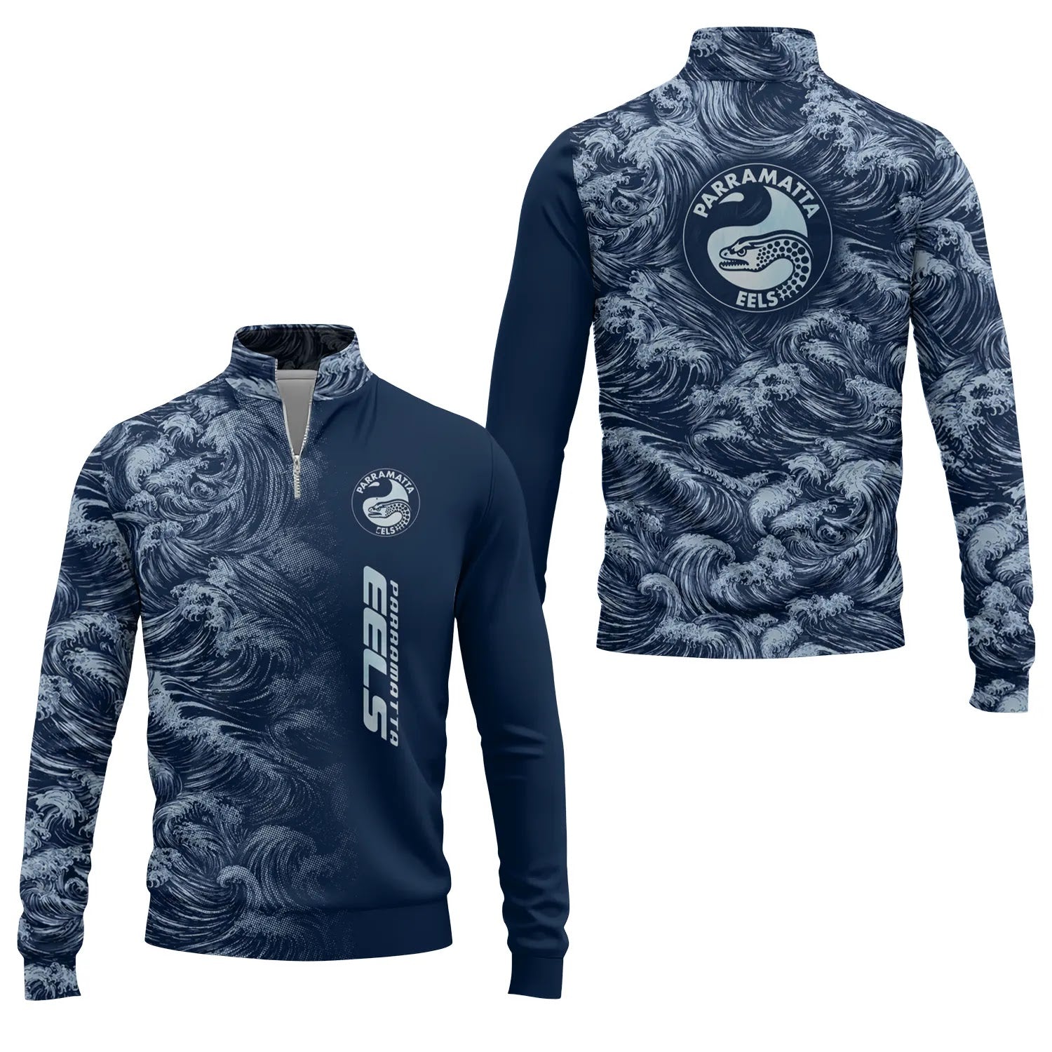 Parramatta Eels Quarter-zip Pullover SHW010