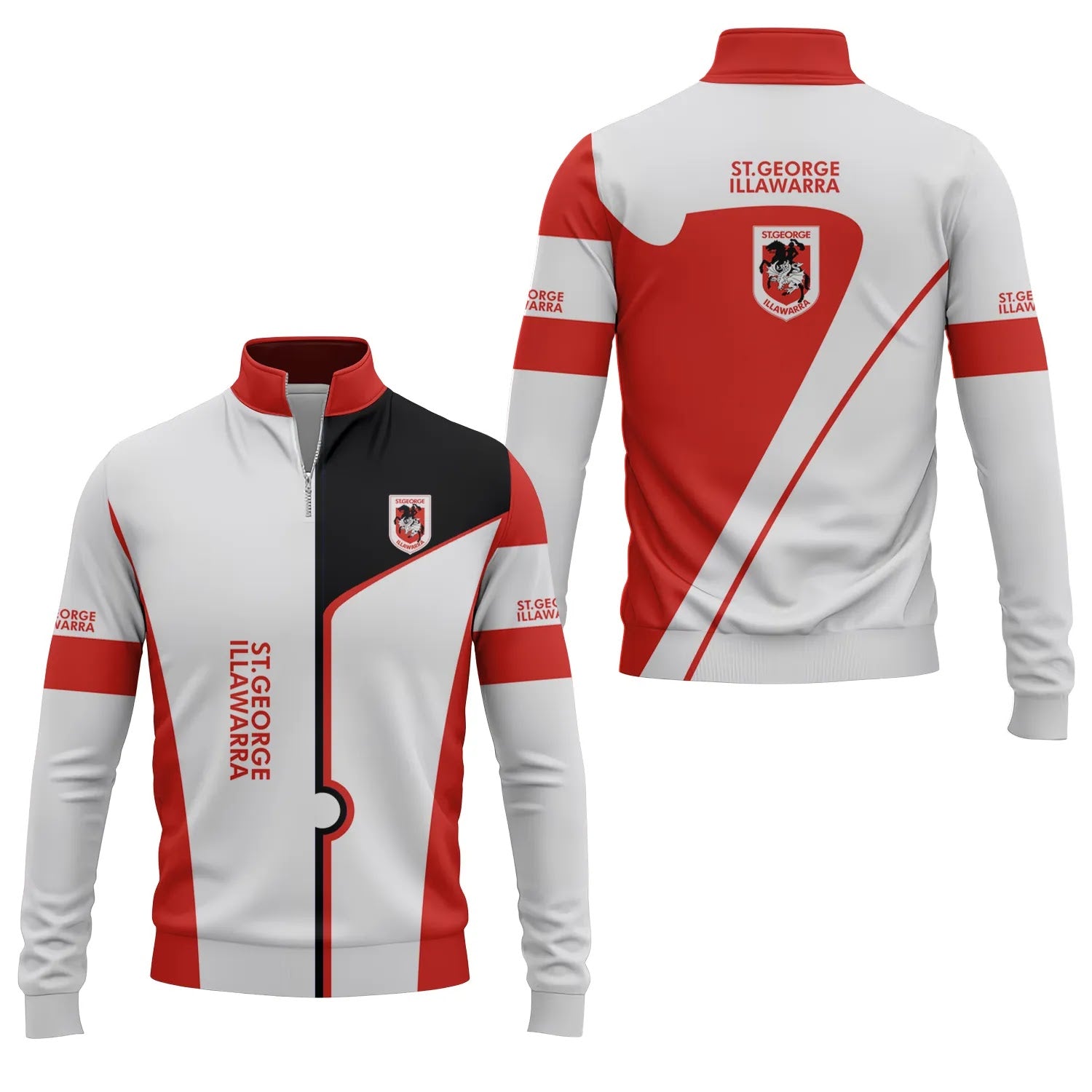 St George Illawarra Dragons Quarter-zip Pullover SC010