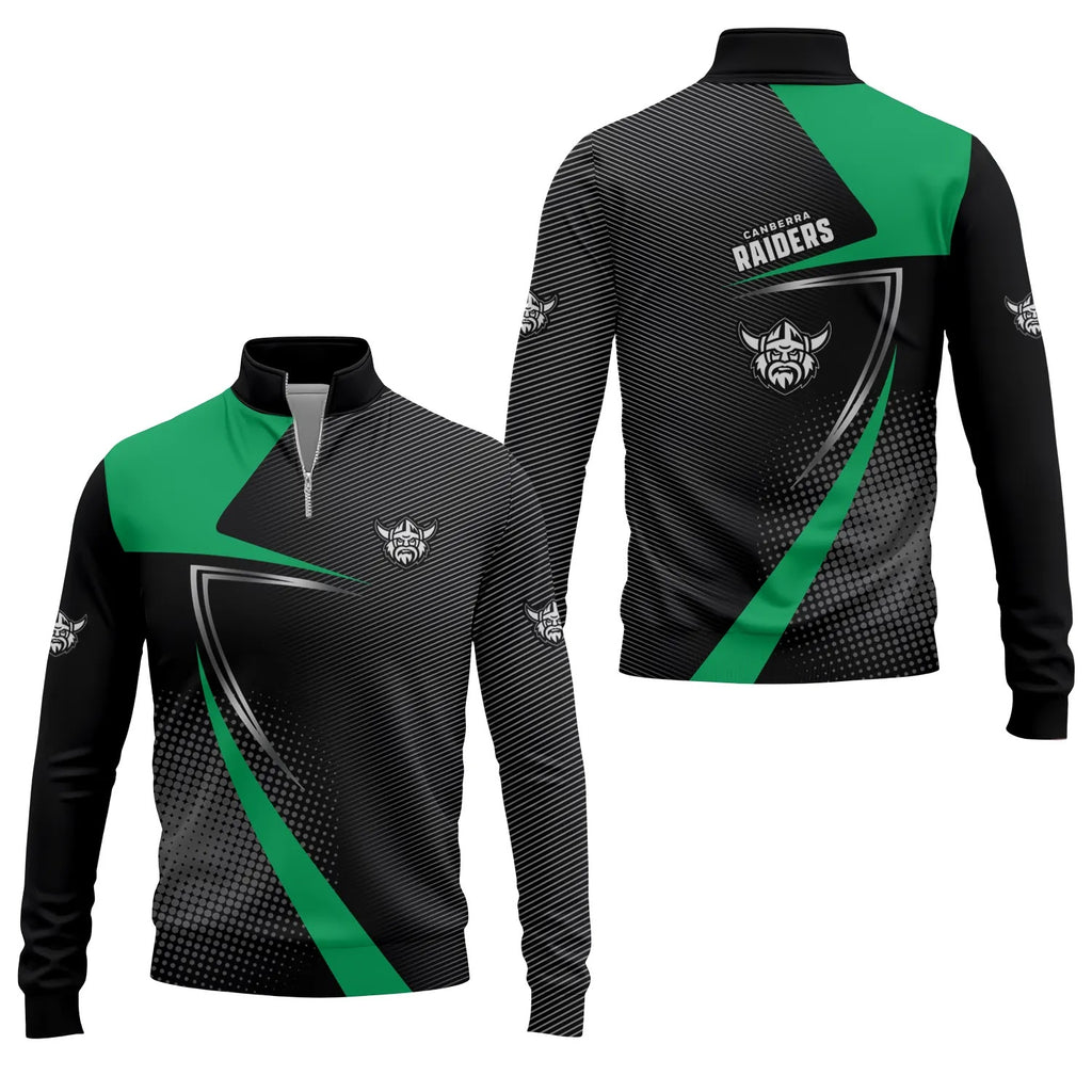 Canberra Raiders Quarter-zip Pullover SC059