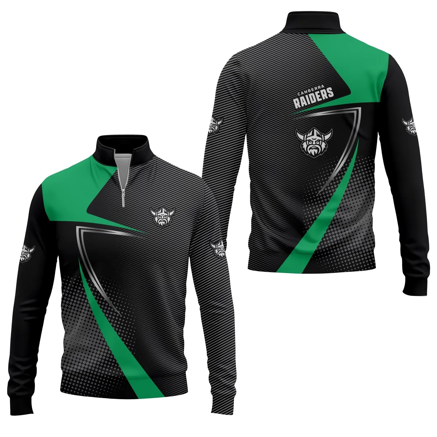 Canberra Raiders Quarter-zip Pullover SC059