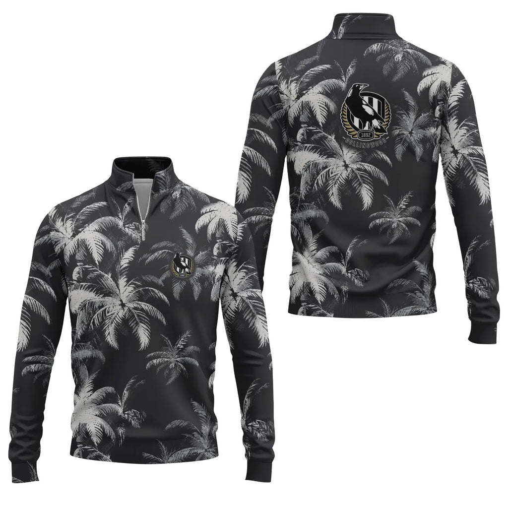 Collingwood Magpies Quarter-zip Pullover SC112