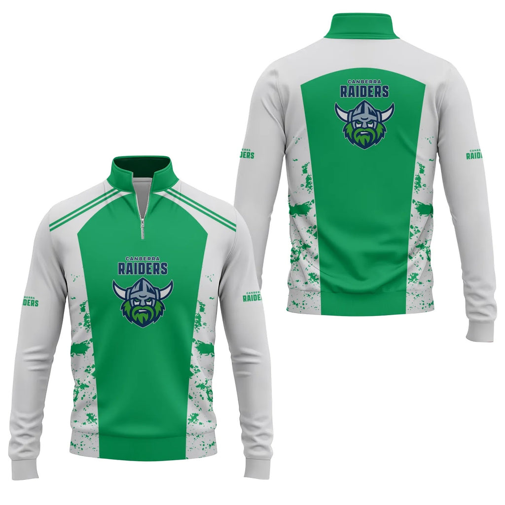 Canberra Raiders Quarter-zip Pullover SC089
