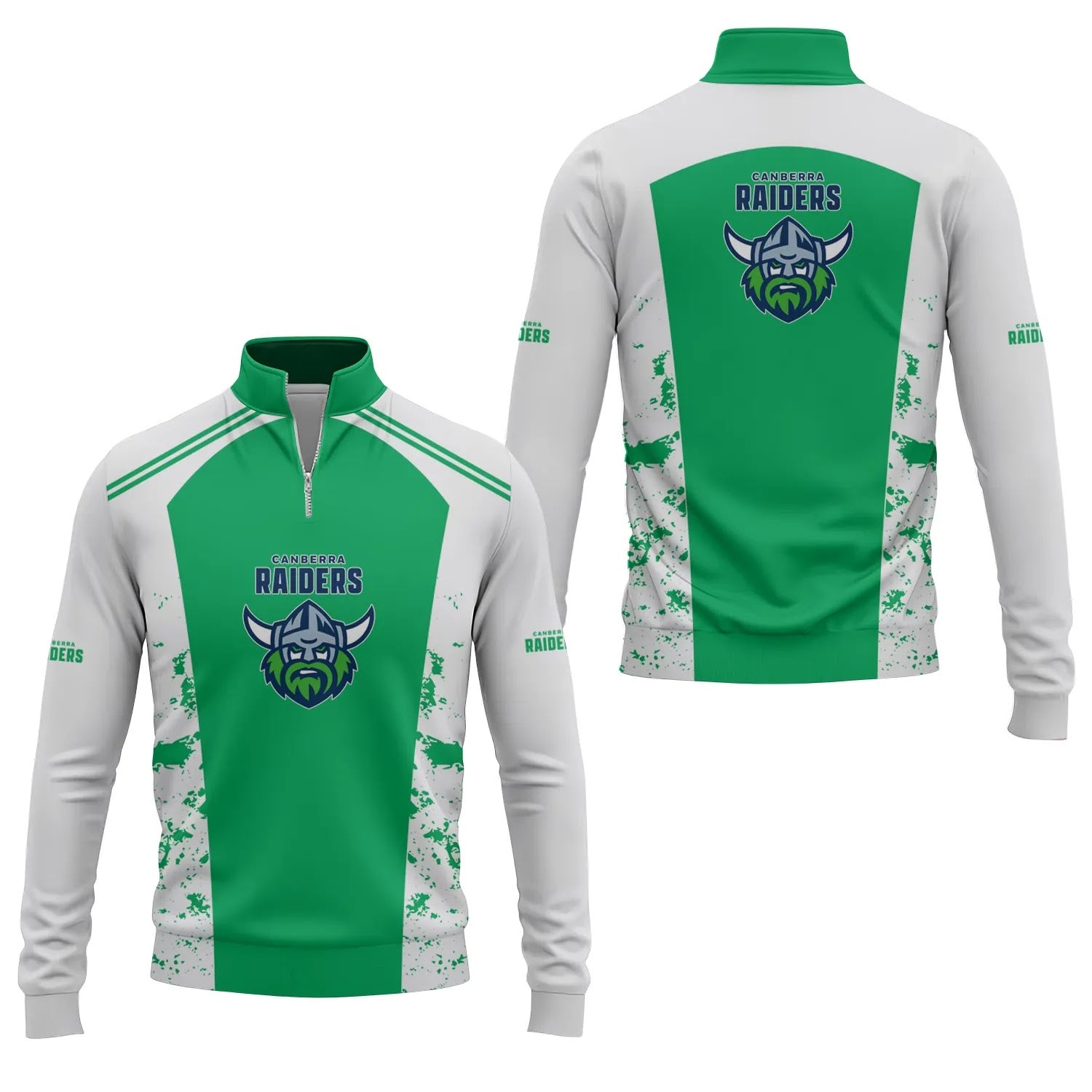 Canberra Raiders Quarter-zip Pullover SC089