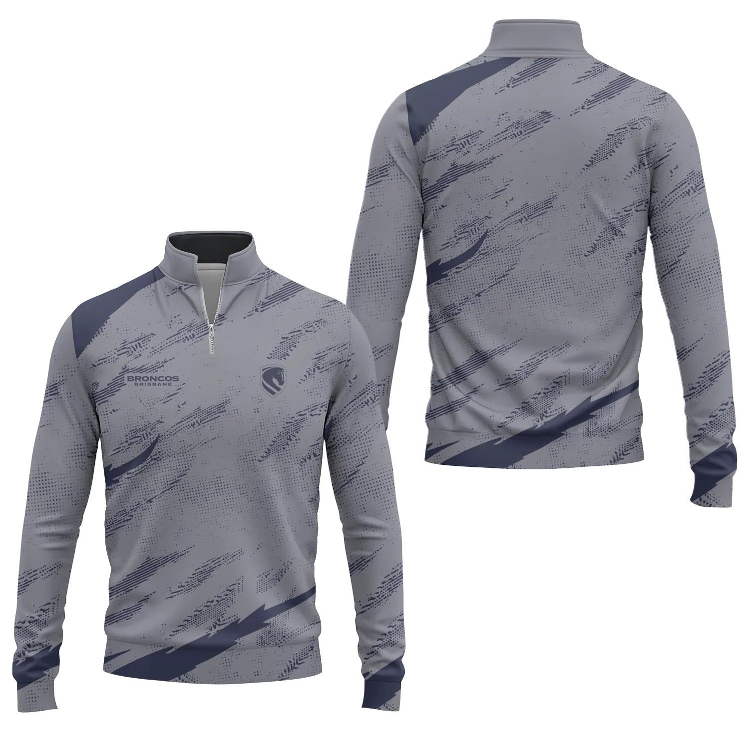 Brisbane Broncos Quarter-zip Pullover SC101