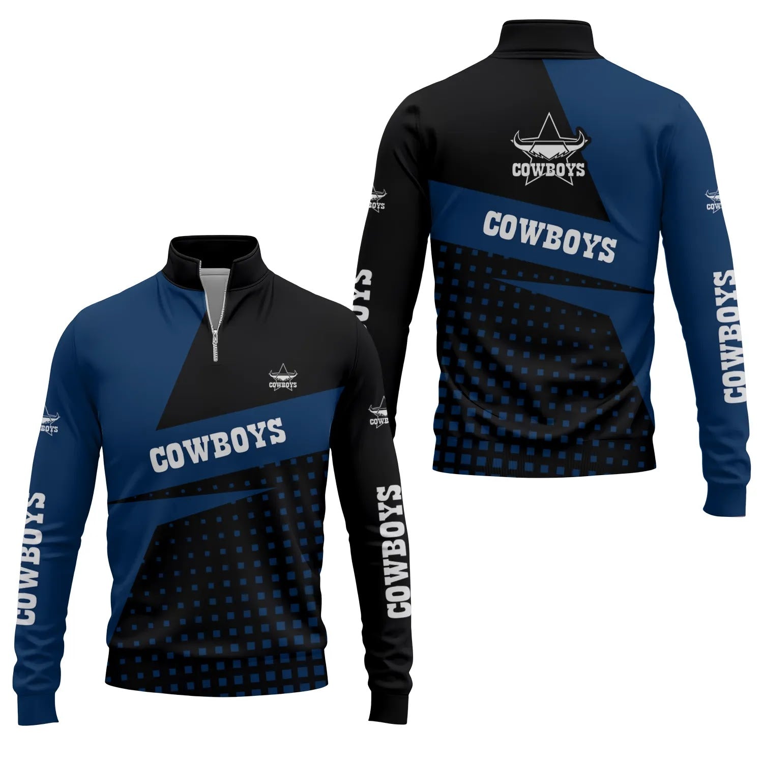North Queensland Cowboys Quarter-zip Pullover SC083