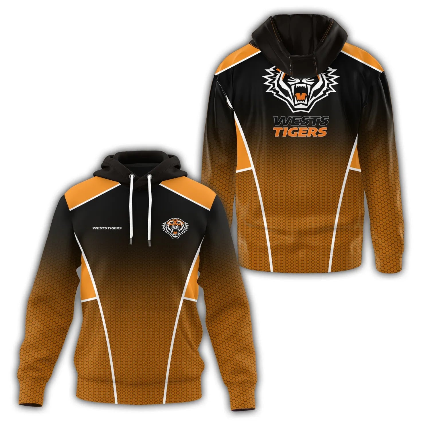 Wests Tigers Hoodie SC019