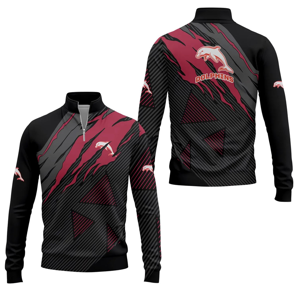 Dolphins Quarter-zip Pullover SC009