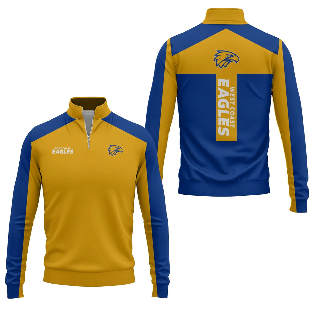 West Coast Eagles Quarter-zip Pullover SC008