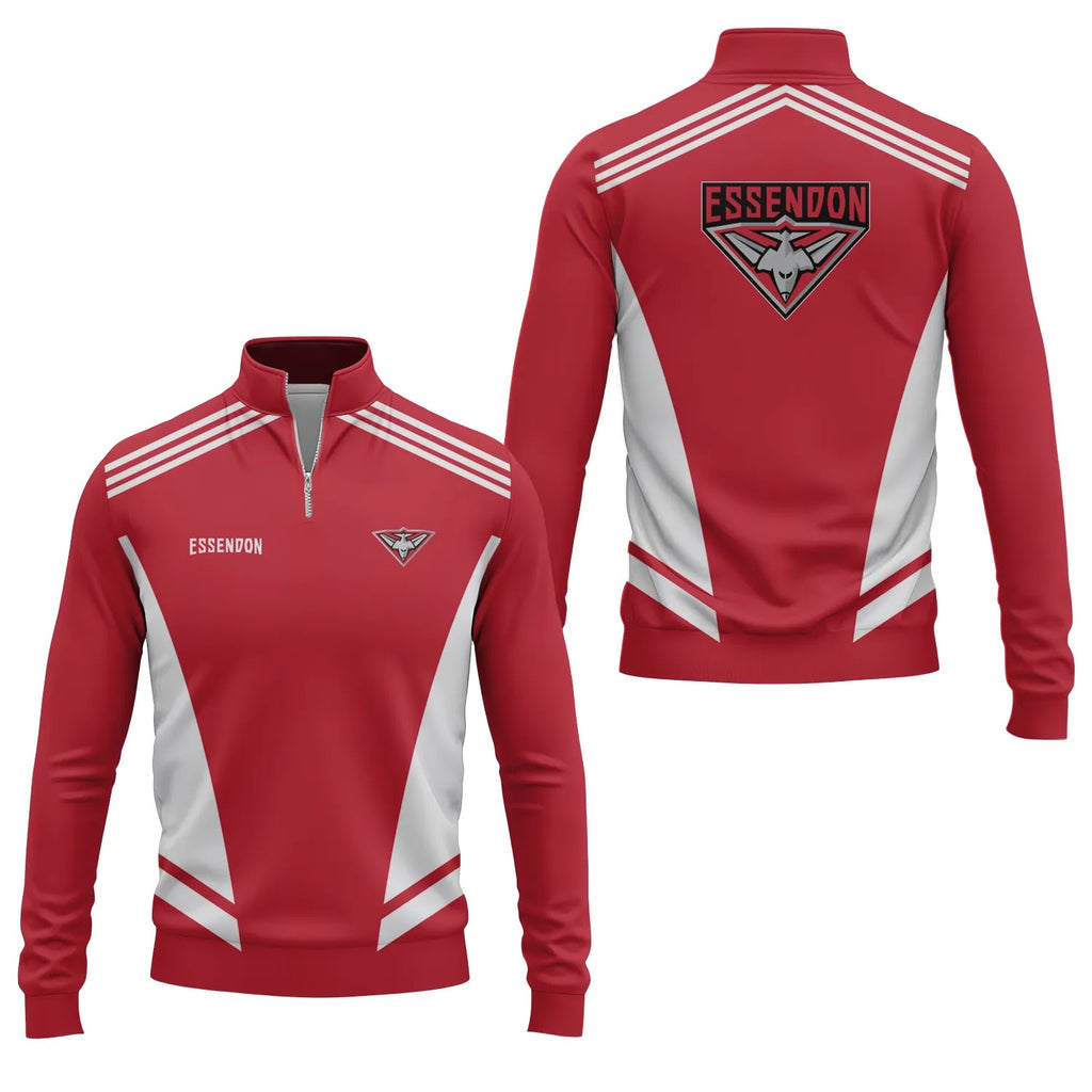 Essendon Bombers Quarter-zip Pullover SC092