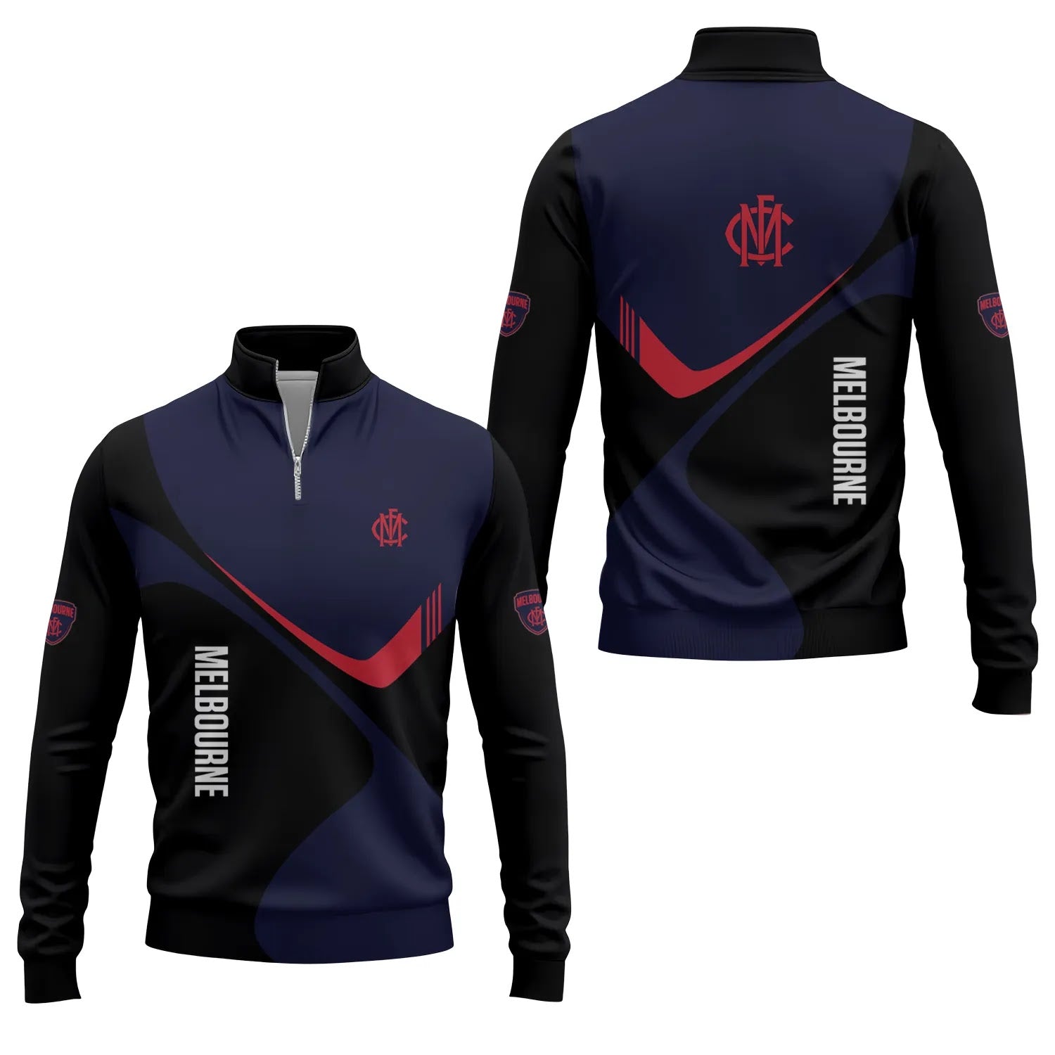 Melbourne Demons Quarter-zip Pullover SC058