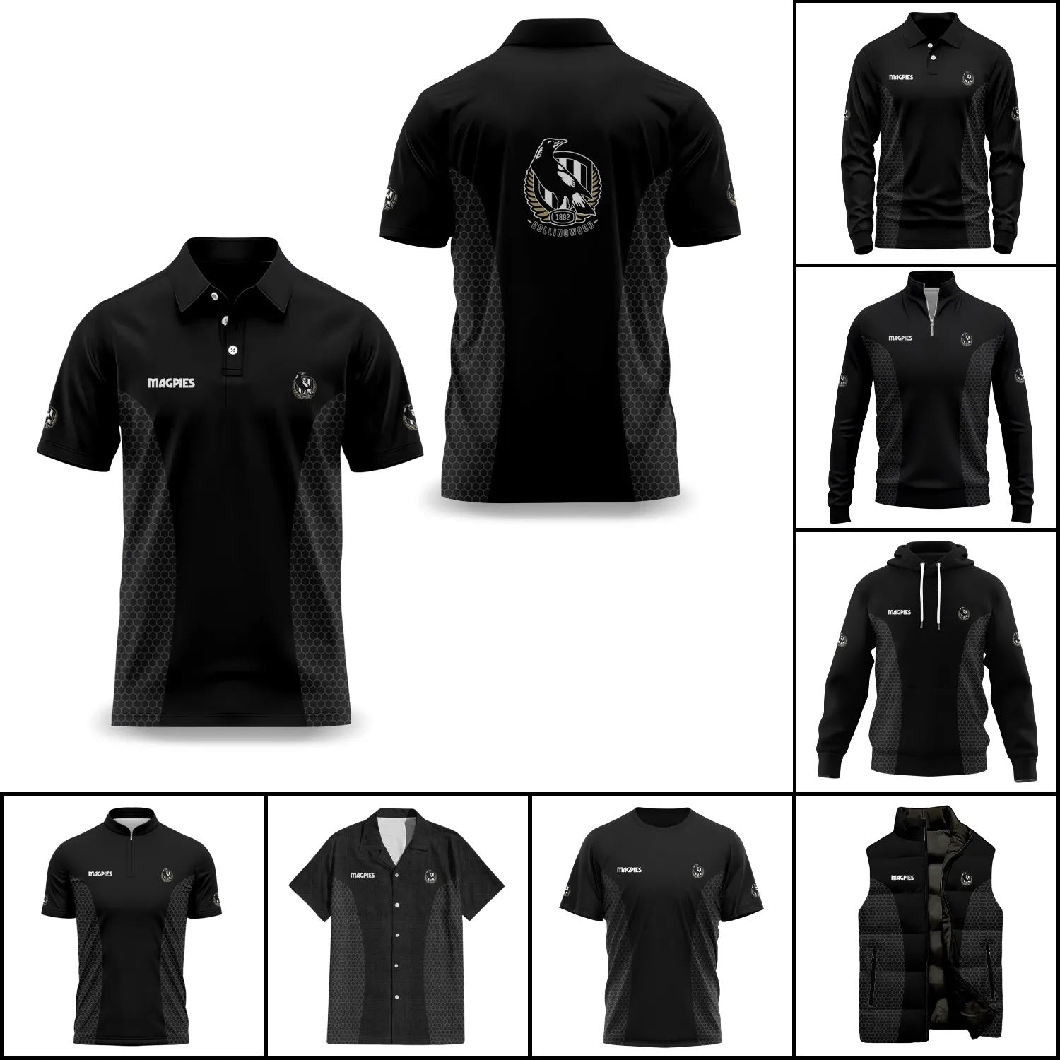 Collingwood Magpies Apparels SC072