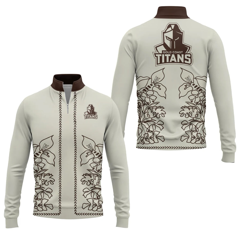 Gold Coast Titans Quarter-zip Pullover SHW064