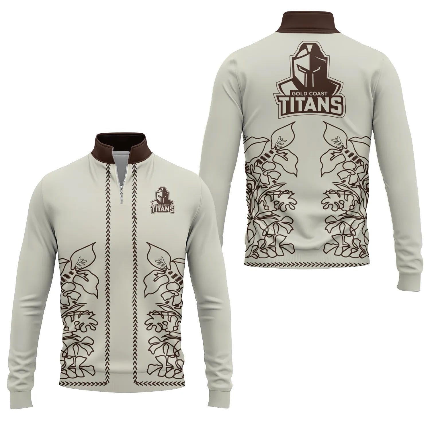 Gold Coast Titans Quarter-zip Pullover SHW064