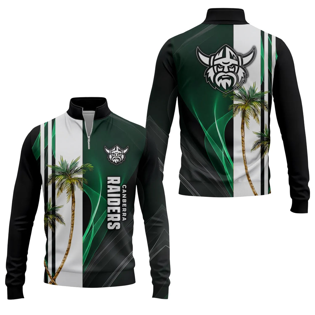 Canberra Raiders Quarter-zip Pullover SHW036