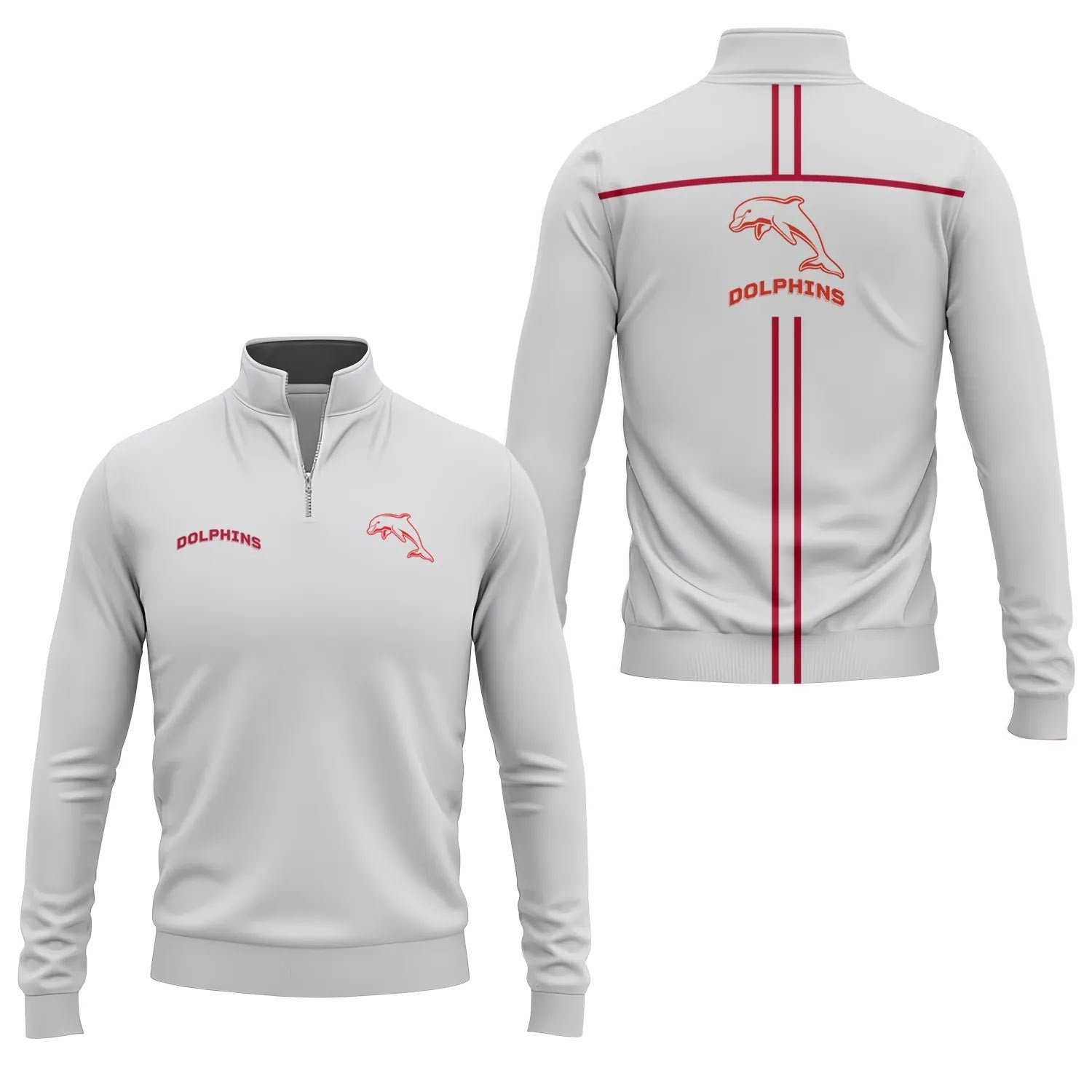 Dolphins Quarter-zip Pullover SC018