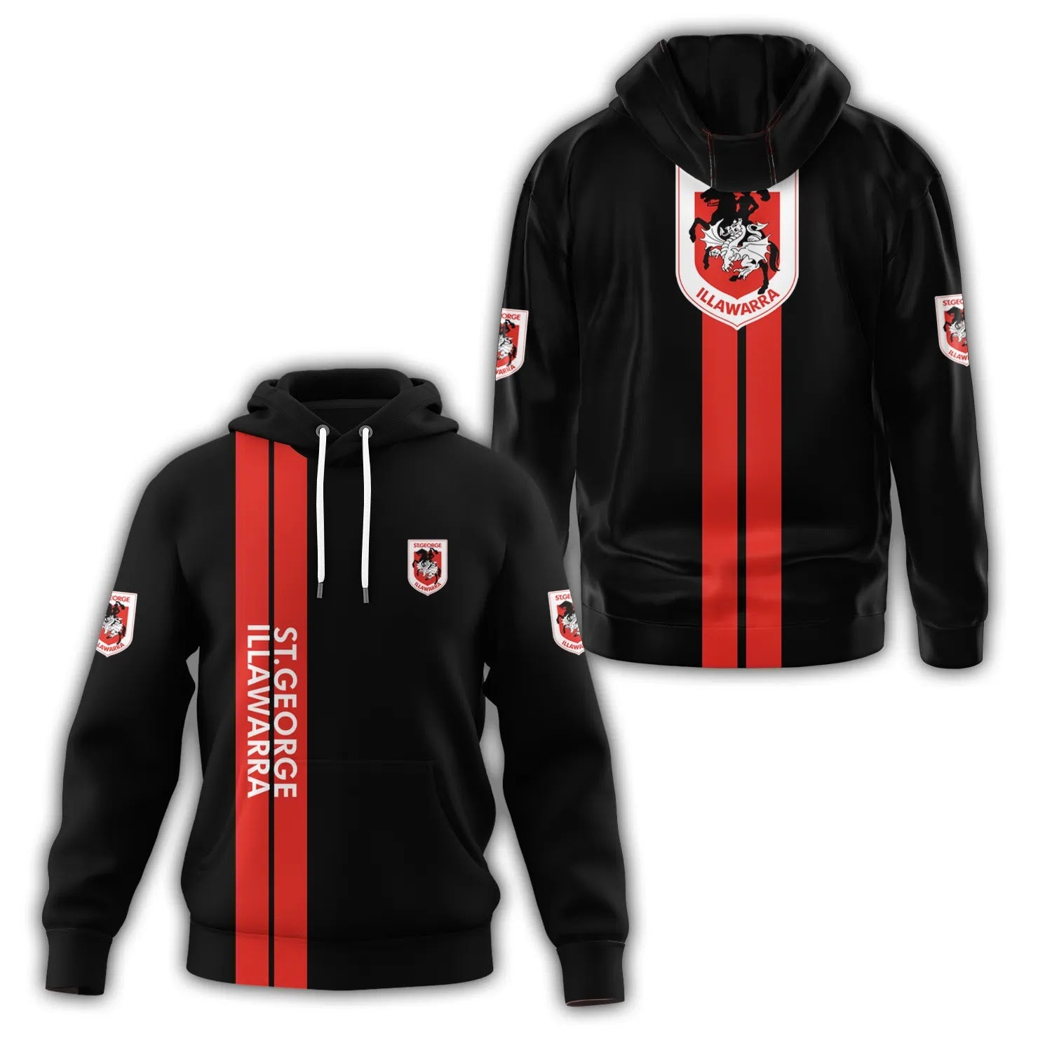 St George Illawarra Dragons Hoodie SC013