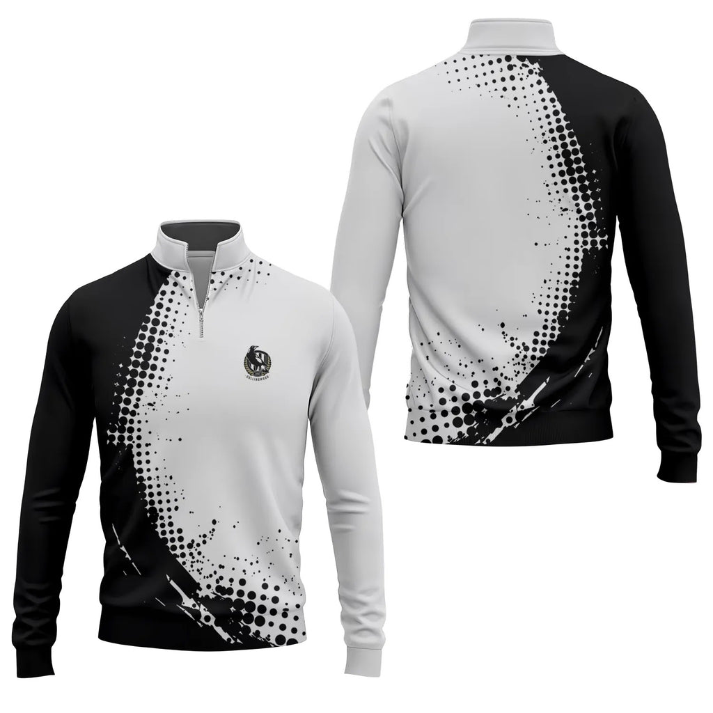 Collingwood Magpies Quarter-zip Pullover SC095