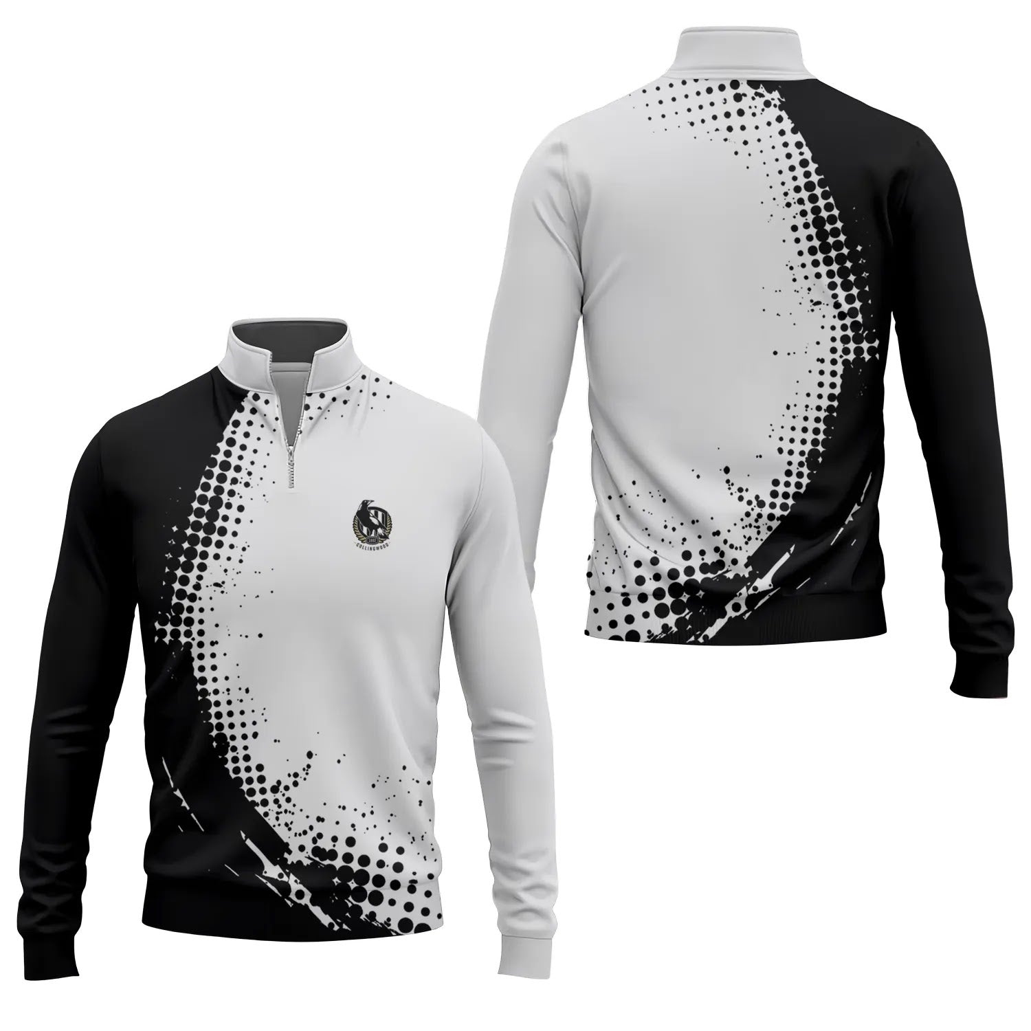 Collingwood Magpies Quarter-zip Pullover SC095
