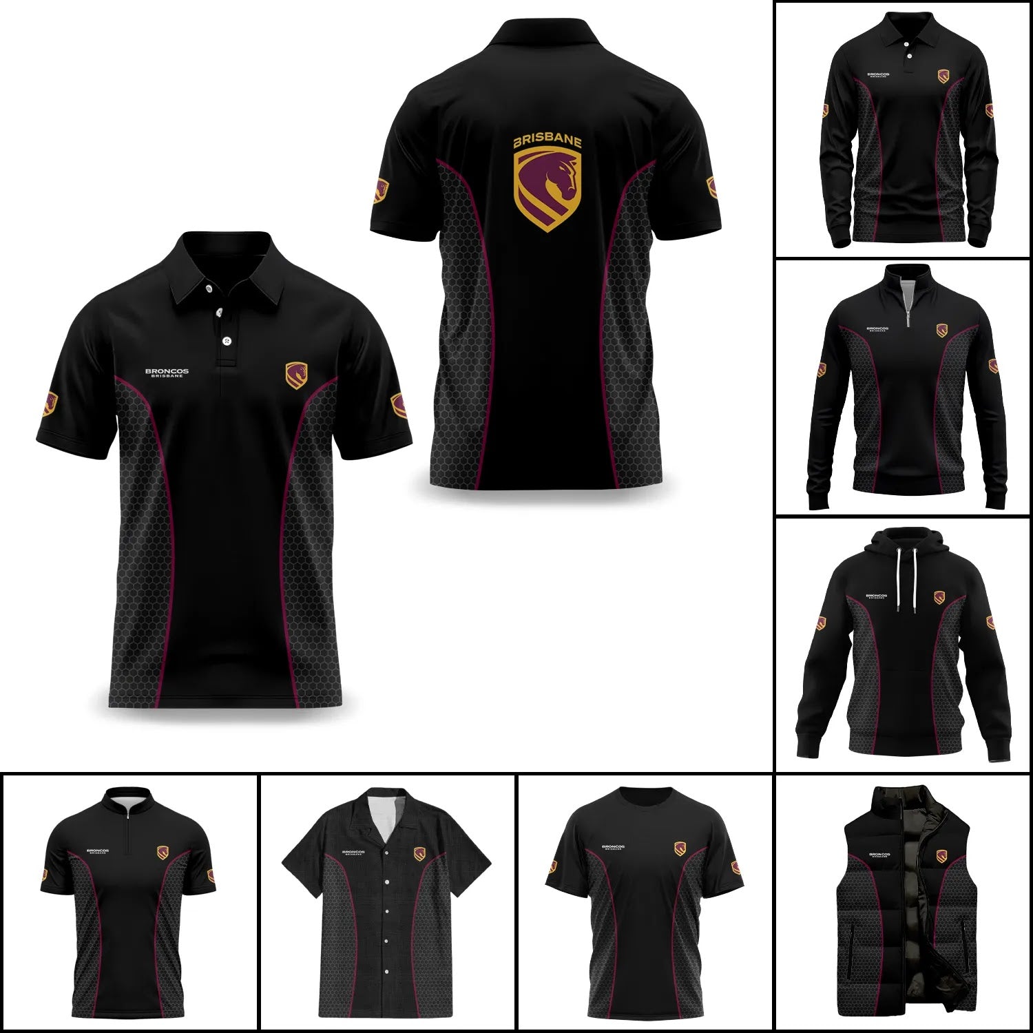 Brisbane Broncos Apparels SC072